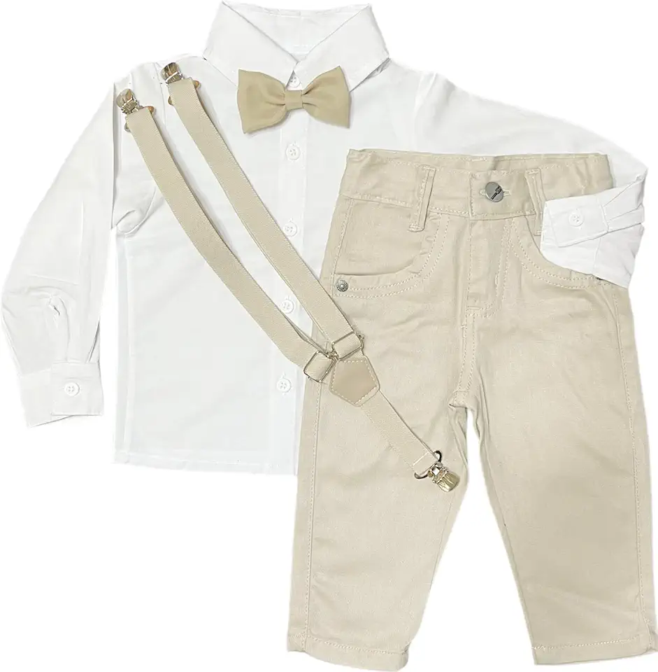 Conjunto Pajem Infantil Criança Roupa Bebê Luxo Batizado Aniversário Manga Longa Frio