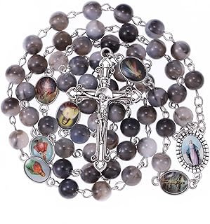 Rosary Beads Catholic for Women With Jewelry Bags