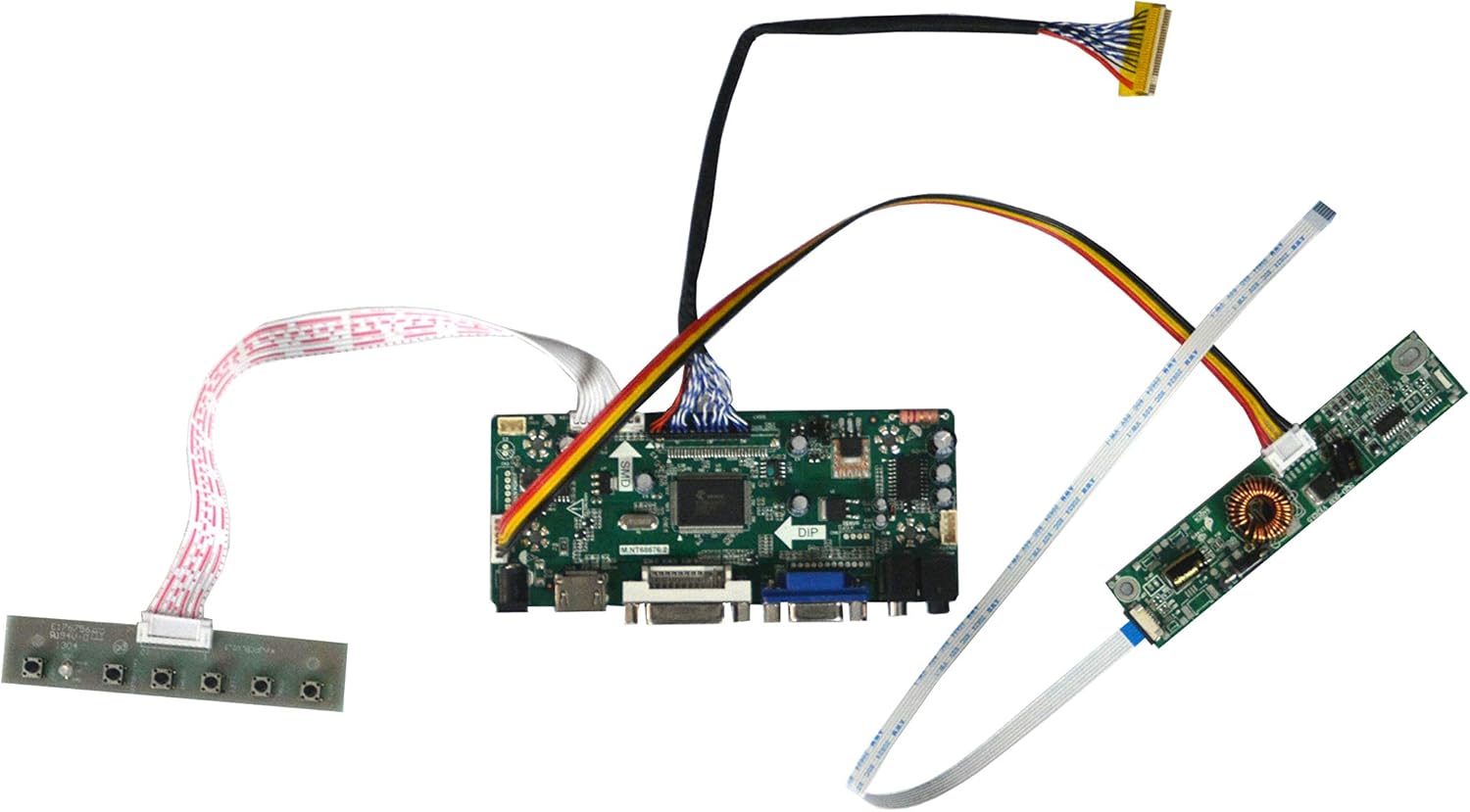 M.NT68676.2A HDMI DVI VGA Audio LCD Controller Board for 21.5inch LM215WF3 SLC1 LM215WF3 (SL)(C1) 1920×1080 LCD Screen