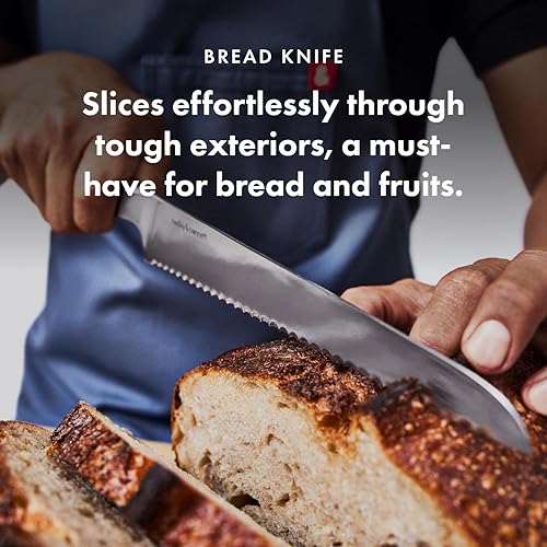 Miniatura 6 de hedley & bennett Enoki - Juego de cuchillos de cocina de acero de alto carbono, 3 piezas, ultra afilados, juego de cuchillos profesionales, mezcla