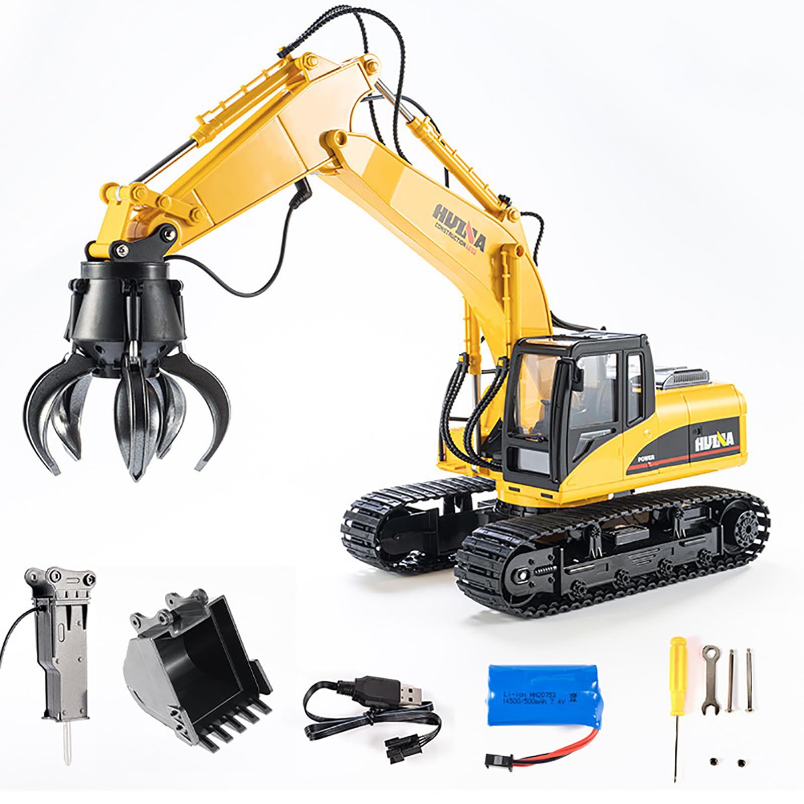 Amazon.co.jp: ショベルカー ラジコン 掘削機 【1/14スケール 本格