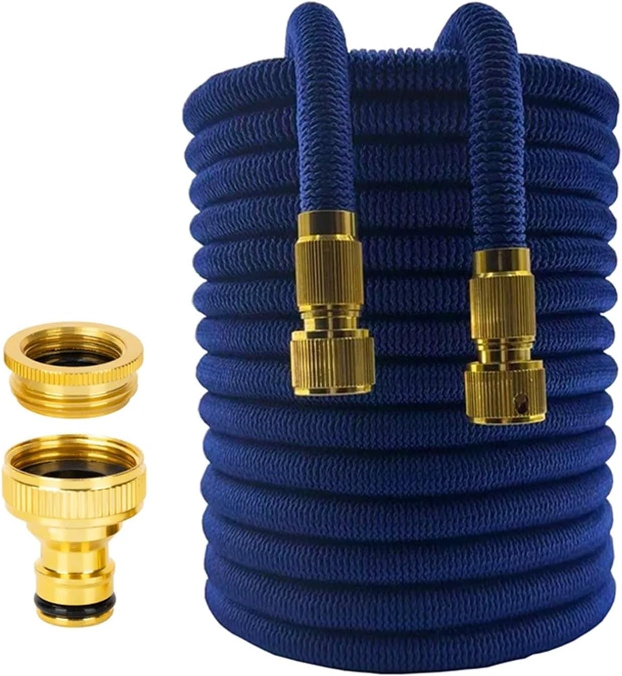 Hose High Pressure Car Cleaning Wash Pipe Courtyard Irrigation Watering Tool Extensible Flexible Magic Hose(Black green hose X,1/2''_25FT)