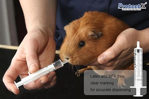 Miniatura 6 de ProtectX Jeringa estéril desechable Luer Slip de 0.2 fl oz, sellada individualmente, dispensación suave y precisa para laboratorios científicos,