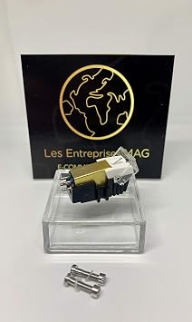 SADEPAS Turntable Cartridge with Diamond Stylus for Denon DP-62L, DP-11F, DP-23F, DP-300F, B Gold