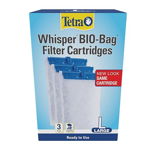 Tetra Whisper Bio-Bag Large Filter Cartridges for Aquariums, 3 Count,