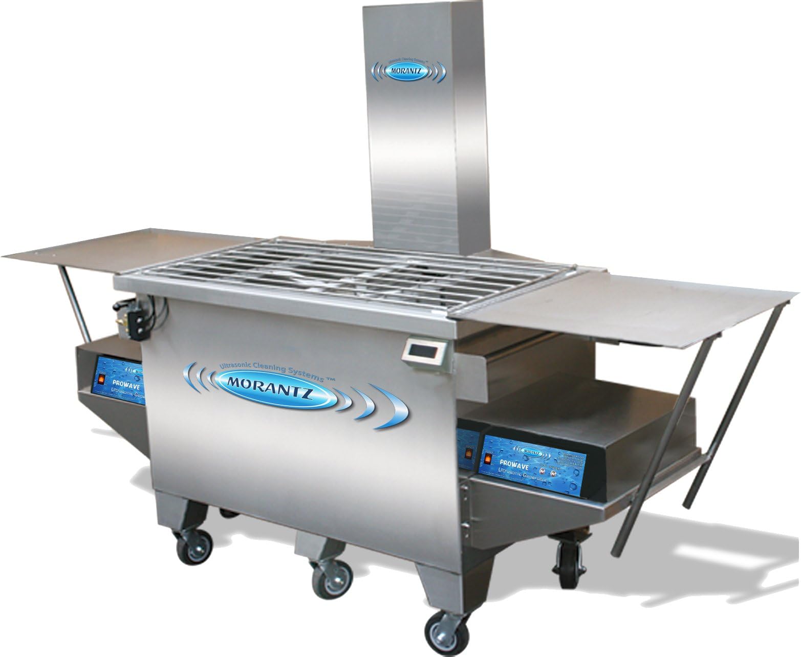 Morantz Ultrasonics SM-200 Silver Stainless Steel Ultrasonic Cleaner, 200 gal
