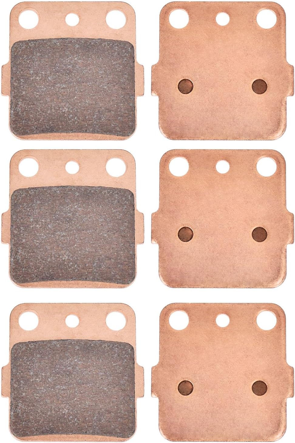 Front and Rear Sintered Brake Pads replacement for Yamaha YFM 660 Raptor 2001 2002 2003 2004 2005