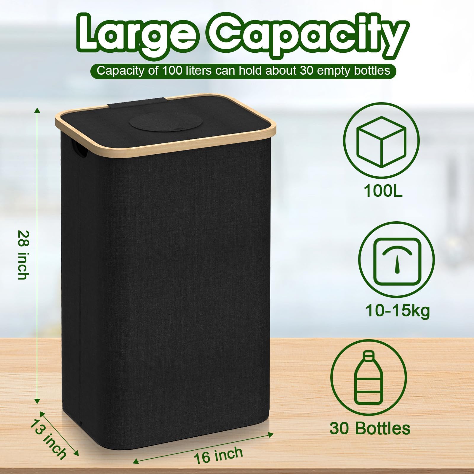 100L Recycling Bin for Kitchen