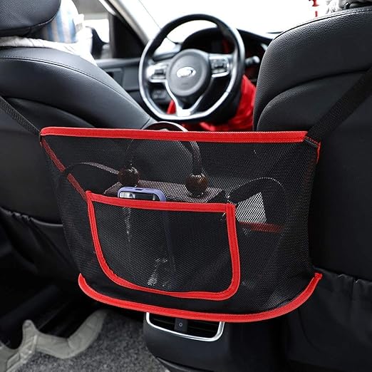 Ticoni Car Net Pocket Handbag Holder, purse holder for car