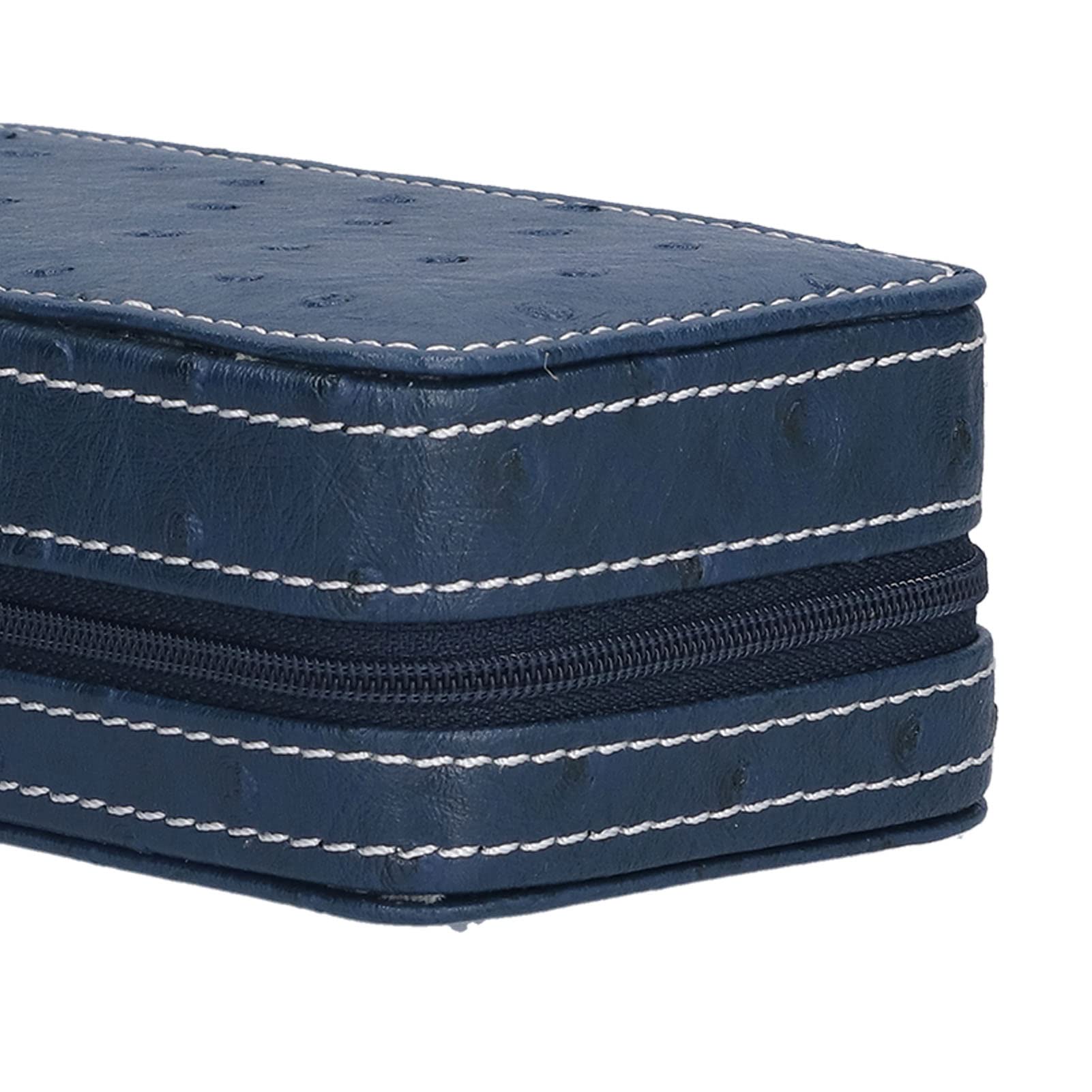 Uhrengehäuse-Halter-Organizer, für Luxusuhren, kompakte manuelle Car-Line-Handwerkskunst, integrierte Schallwandaufbewahrung, galvanisierte antike Kette, Muster PVC L