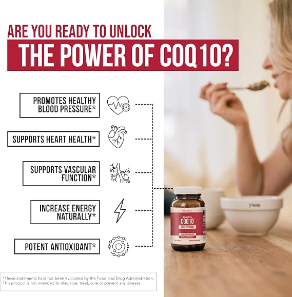 SoActive CoQ10 250 mg: CoQ10 Phytosome with up to 9X Higher Absorption - Proven Cellular Delivery - Supports Cellular Energy Production (60 Capsules)