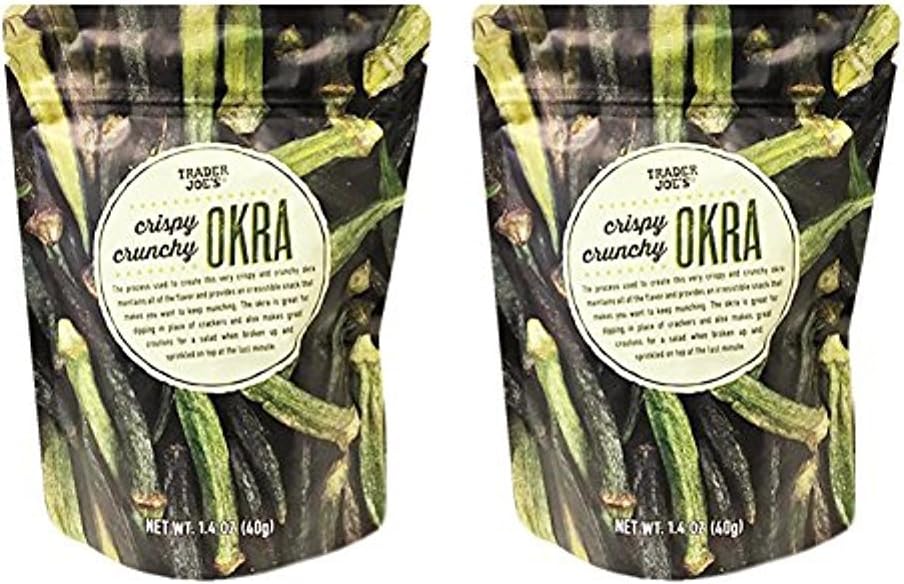 Crispy Crunchy Okra 1.4oz (Pack of 2)