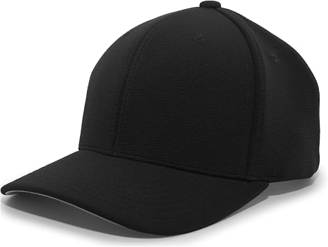 Pacific Headwear M2 Performance Hook-and-Loop Adjustable Cap, Black, OS