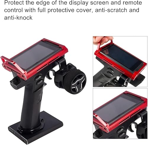 Miniatura 5 de kingsea Marco protector de transmisor de metal, accesorios de receptor de transmisor de automóvil a control remoto, piezas de actualización