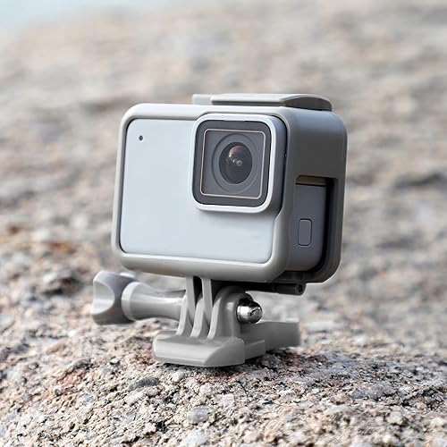 Miniatura 7 de Carcasa de montaje en bastidor para GoPro HERO7 Blanco Negro Oscuridad Blanco PlataHERO65(2018) Función de cámara de acción Agujero Reserva