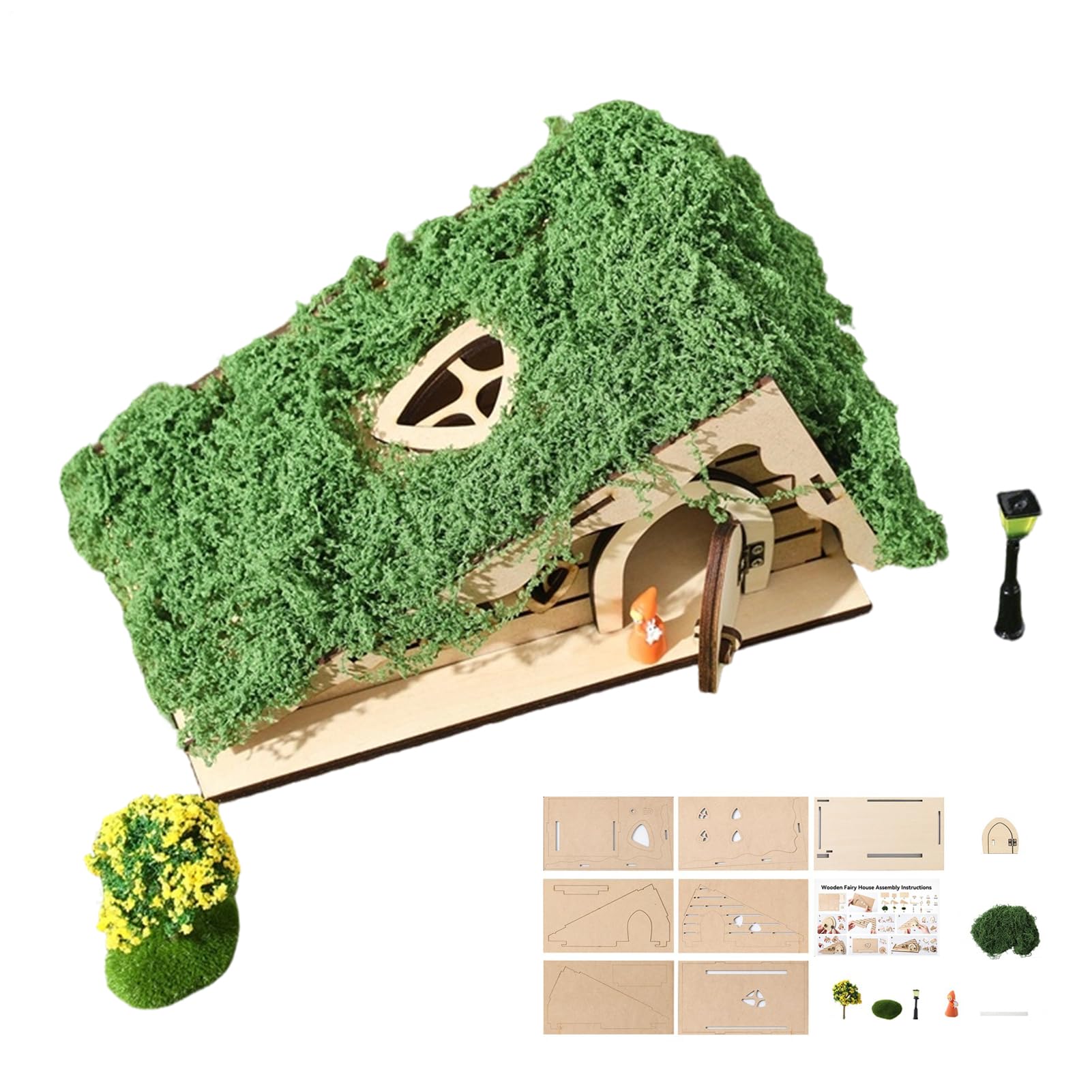 Regalo para niñas hijas kit casa miniatura didáctico y decorativo para ventanas y cuartos