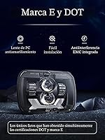 Vista 7 de HWSTAR - Par de faros delanteros LED de 180W 1000% de brillo H6054 5x7 7x6, compatibles con Jeep Cherokee XJ Wrangler YJ DOT, antirreflejos, DRL