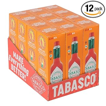 Tabasco Red Pepper Original Sauce 60 ML (Pack of 12) - image, photos
