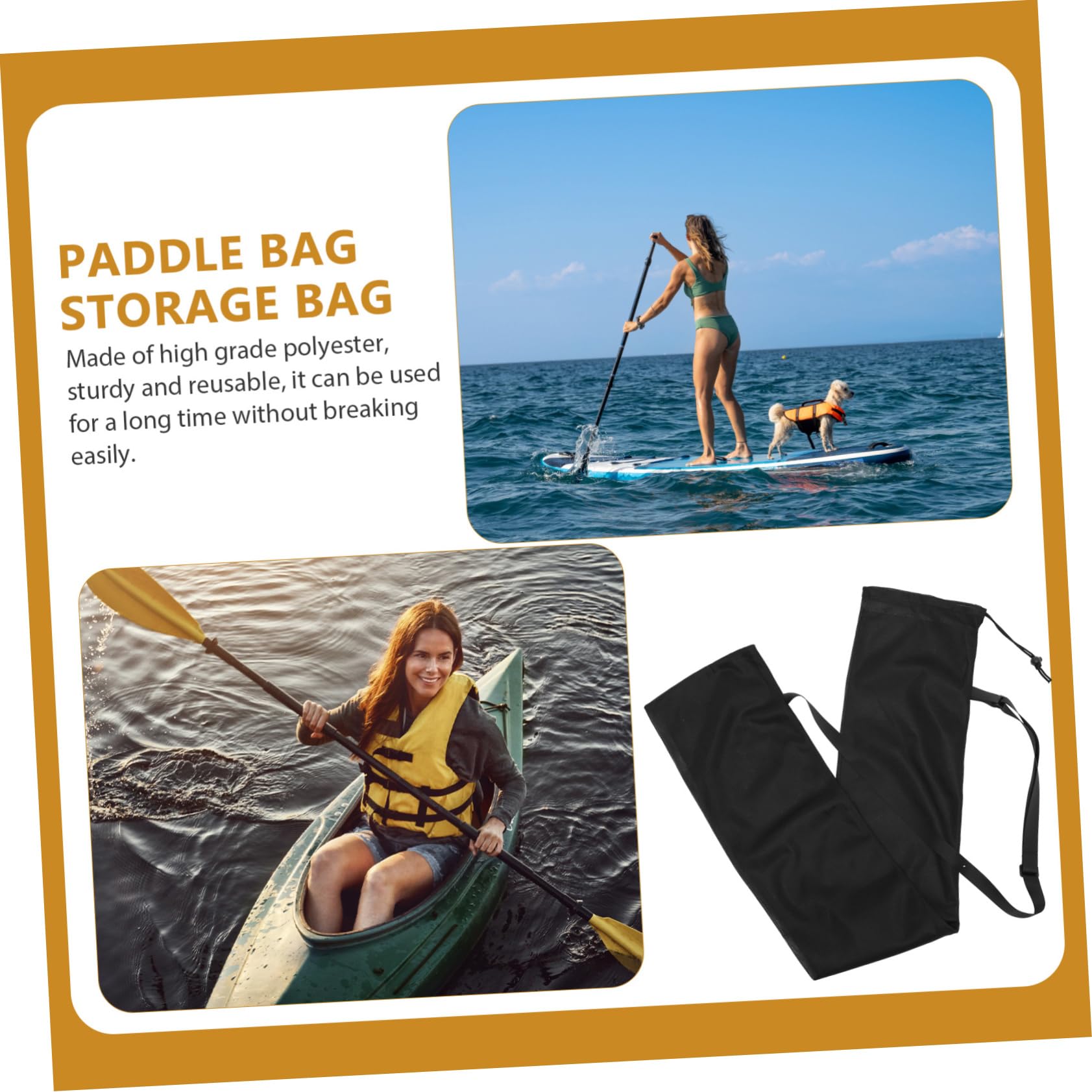 Mipcase Oar Storage Bag Paddle Pouch Kayak Paddle Storage Bag Sturdy and Lightweight for Kayaking