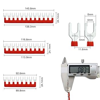 Amazon.co.jp: InduSKY 固定端子台 組端子台 600V 25A 2列型 極