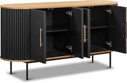Poly & BARK Noir Sideboard in Black