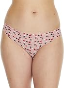 Calvin Klein Printed Invisibles Thong, XS, Fresh Pink