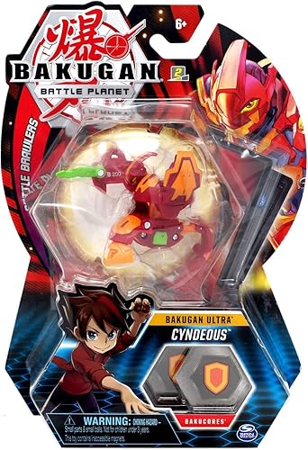 Bakugan Ultra, Pyrus Cyndeous, criatura transformadora coleccionable de 3 pulgadas de alto, para edades de 6 años en adelante