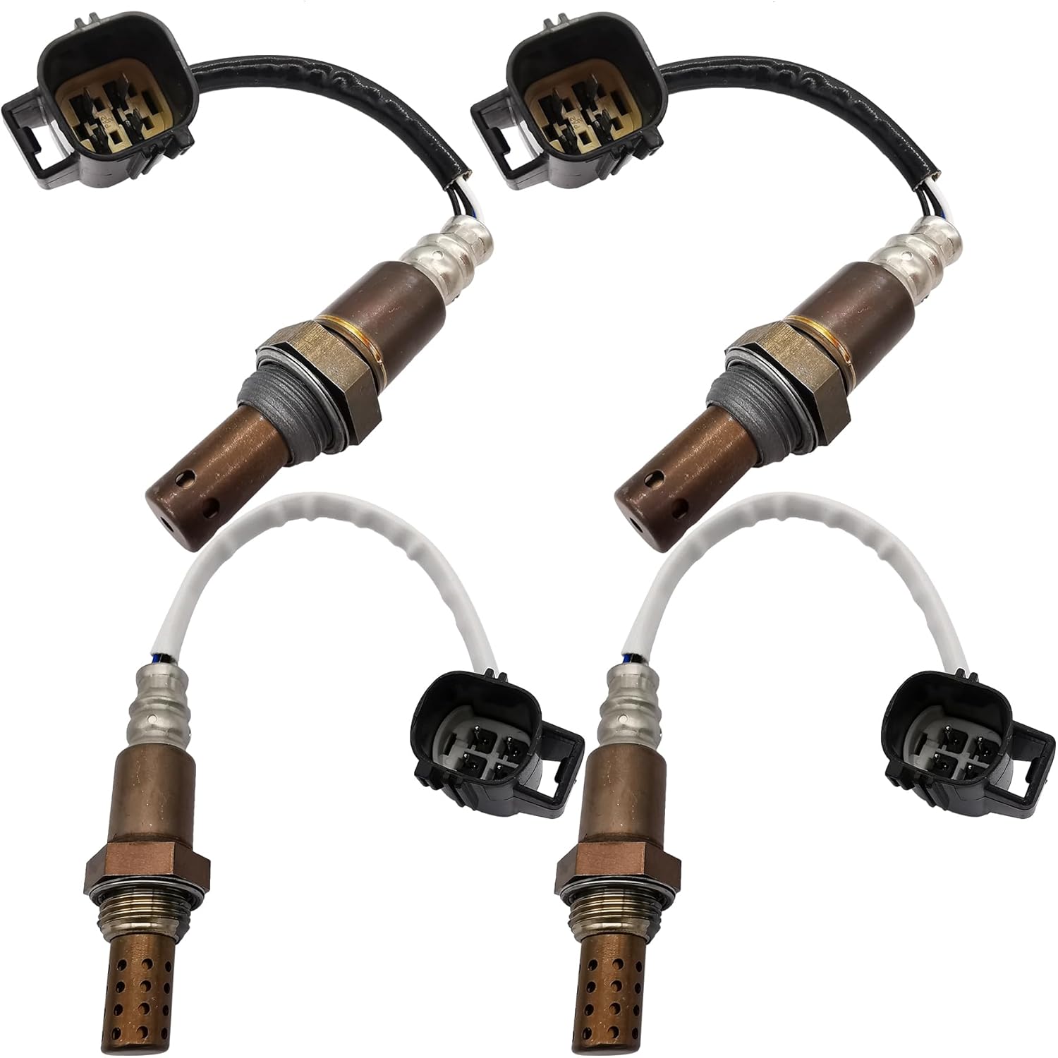 4Pcs 234-9075 234-4264 Upstream O2 Sensor 1 Downstream Oxygen O2 Sensor 2 for Land Rover LR3 4.4L V8 Range Rover Sport 4.2L V8 2007 2008 2009 MHK500840 MHK501050