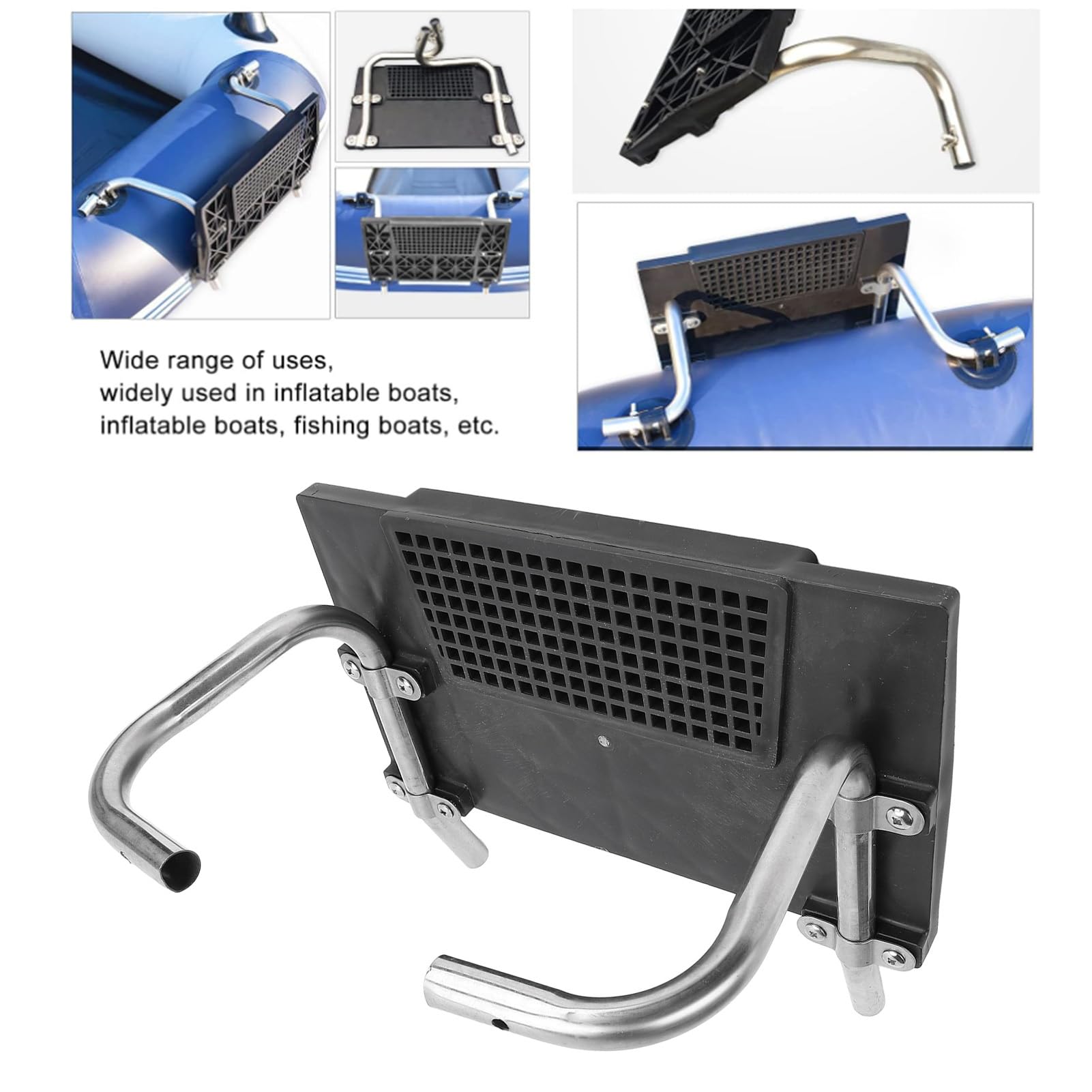 Soporte para Motor Fueraborda de Barco, Soporte Estable Resistente para Barcos Inflables, para Motor Fueraborda de Metal de PVC Marino