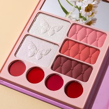 Professional Makeup Palette for Women Girls Full Kit Gift Set 29 Colors Blendable Waterproof Included Matte Pearlescent Eyeshadow, Lipstick, Blush, Contour, Highlighter Full Face Eye Make Up