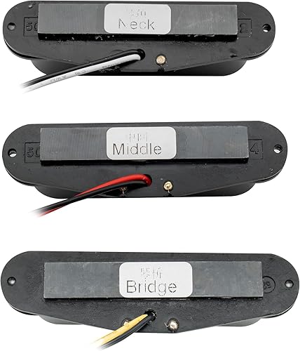 Miniatura 4 de Wilkinson - Juego de pastillas de cerámica de alto rendimiento para guitarra eléctrica estilo Strat, color negro