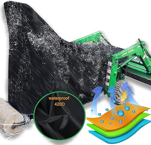 Miniatura 10 de Cubierta de tractor 600D compatible con Kubota, John Deere, Mahindra, Bobcat, cubierta para tractores utilitarios compactos LP95637, grande