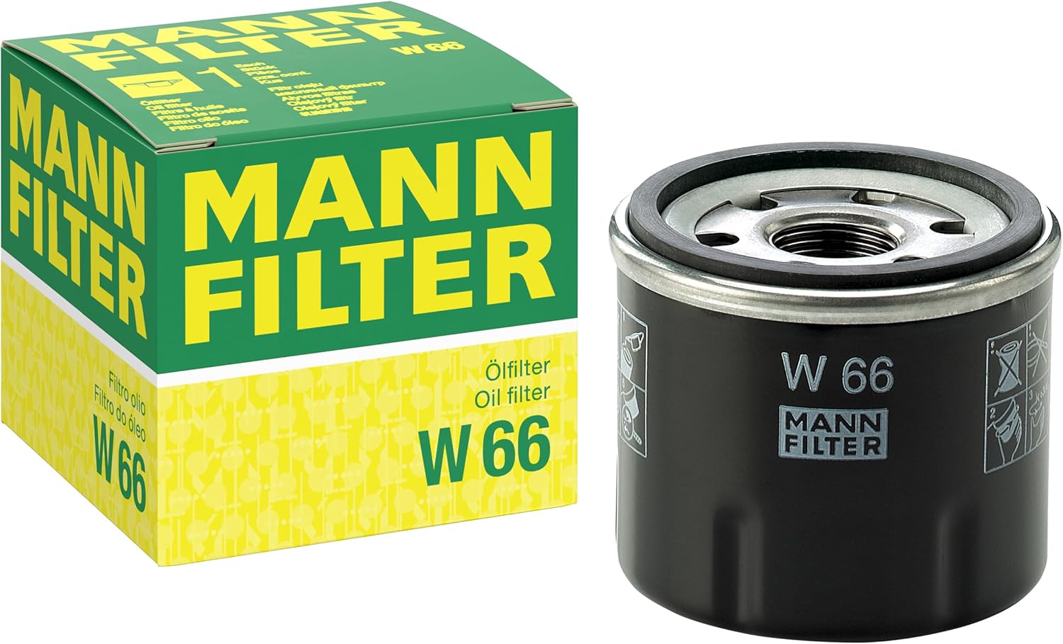 Mann Filter W66 Spin-On Oil Filter