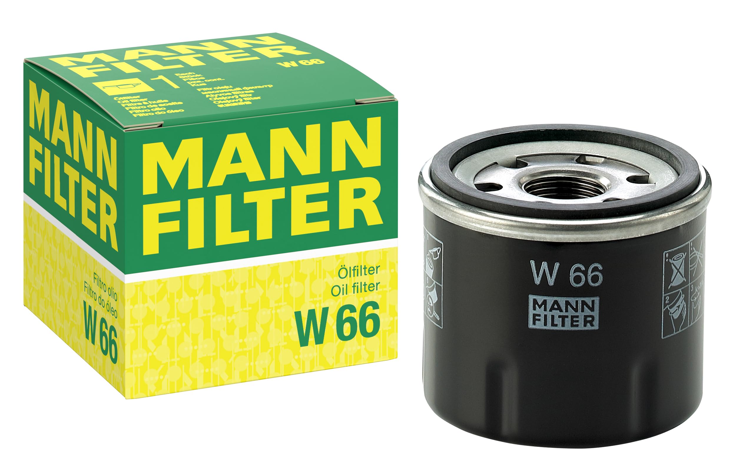 MANN-FILTER W 66 Ölfilter - für Pkw + Transporter