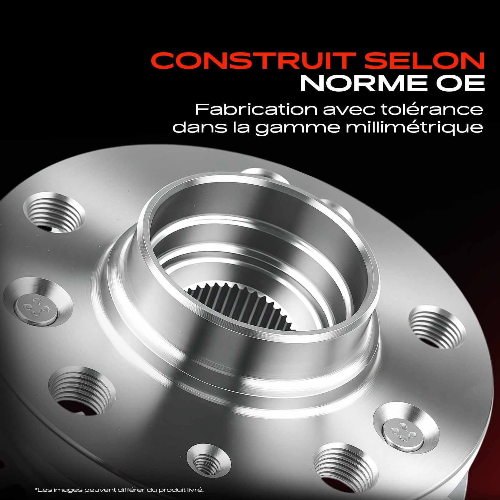 Frankberg 2x Kits de roulements de roue Essieu Avant Essieu Arrière Compatibles avec Golf IV 1J1 1.4L-3.2L 1997-2005 B.o.r.a 1J2 1.4L-2.3L 1998-2013 New Beetle 9C1 1C1 Remplacer# 1J0407613B