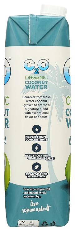 C2O, Water Coconut Organic, 33.8 Fl Oz
