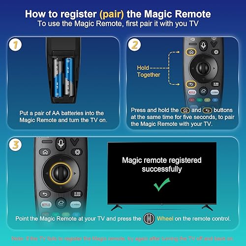 Miniatura 6 de Voice-Magic-for-LG-TV-Control Remoto Reemplazo Compatible con LG Smart OLED Thinq Webos TVs para AKB75855501 AN-MR24gn MR23gn MR22gn MR21ga MR20ga