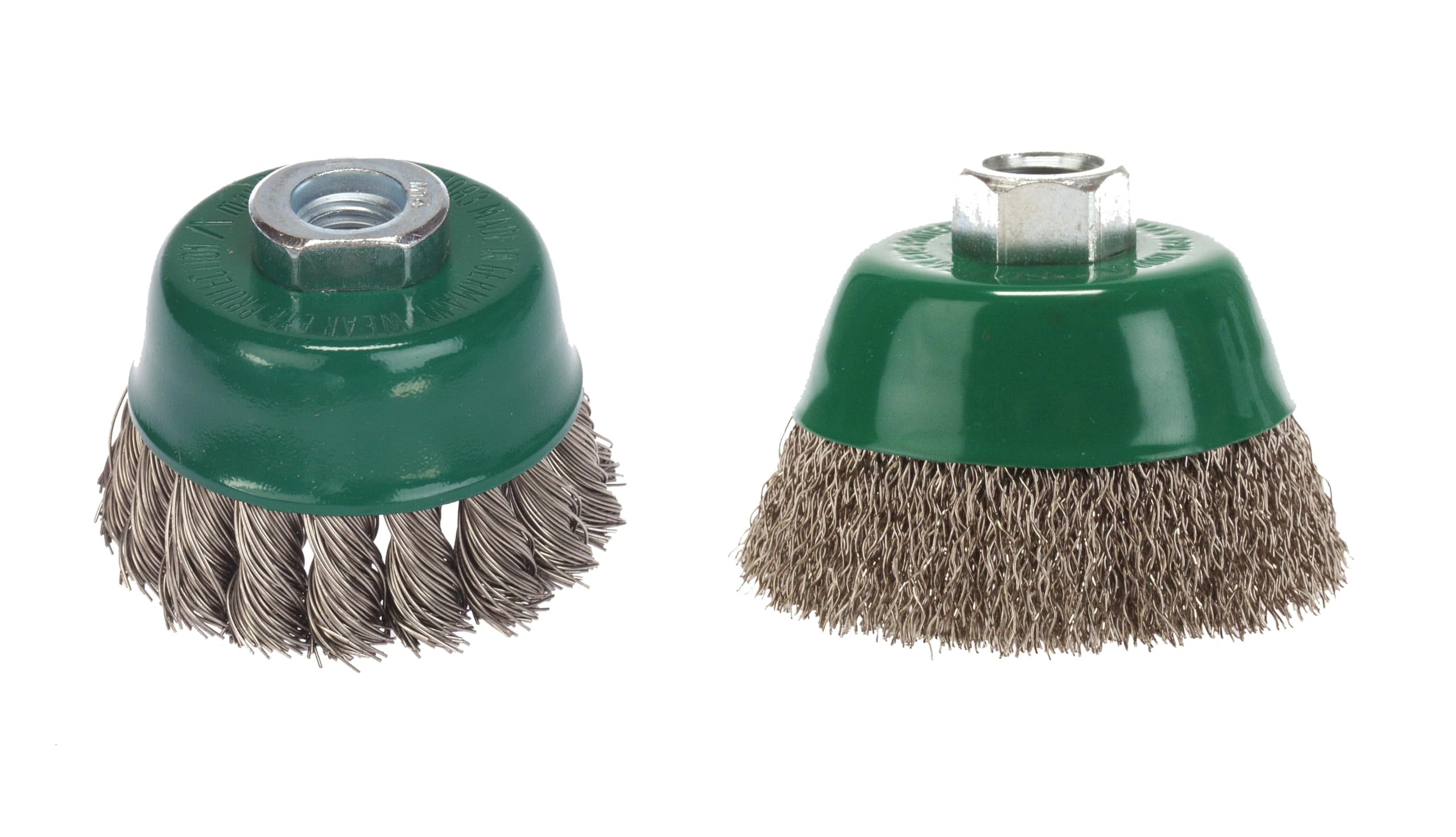 LUKAS-ERZETT 1 spazzola a tazza BTVZ per acciaio inox 65 x 20 mm per smerigliatrice angolare, 7,5 x 9 x 5,5 cm