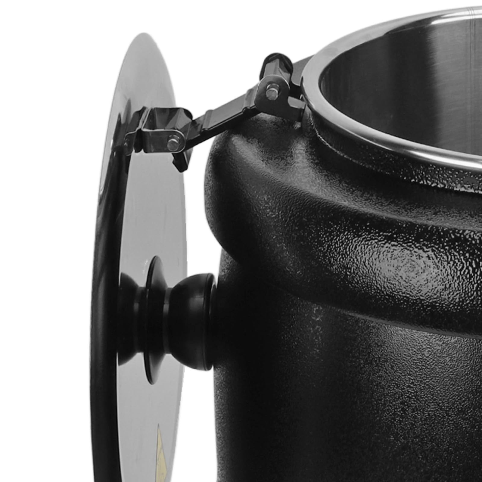 Marmite à Soupe 10 Litres, Chauffe-Soupe électrique en Acier Inoxydable Bouilloire à Soupe Cuisinière à Soupe Professionnelle Plage de Température jusqu'à 85°C 400 W, pour un