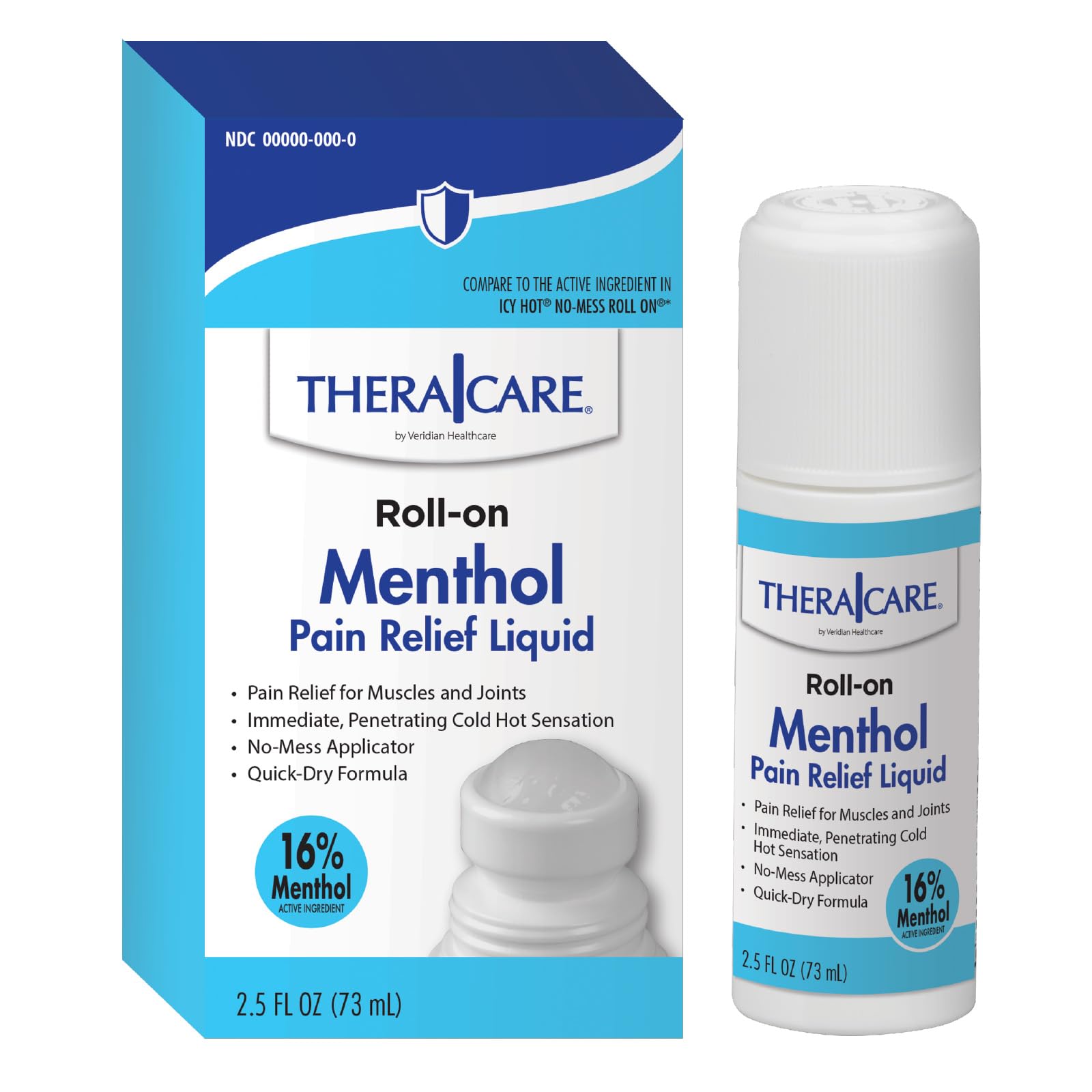 Thora Rol Thera Care Roll-On de Mentol 16% | Sensação de Frio e Calor | Líquido ...