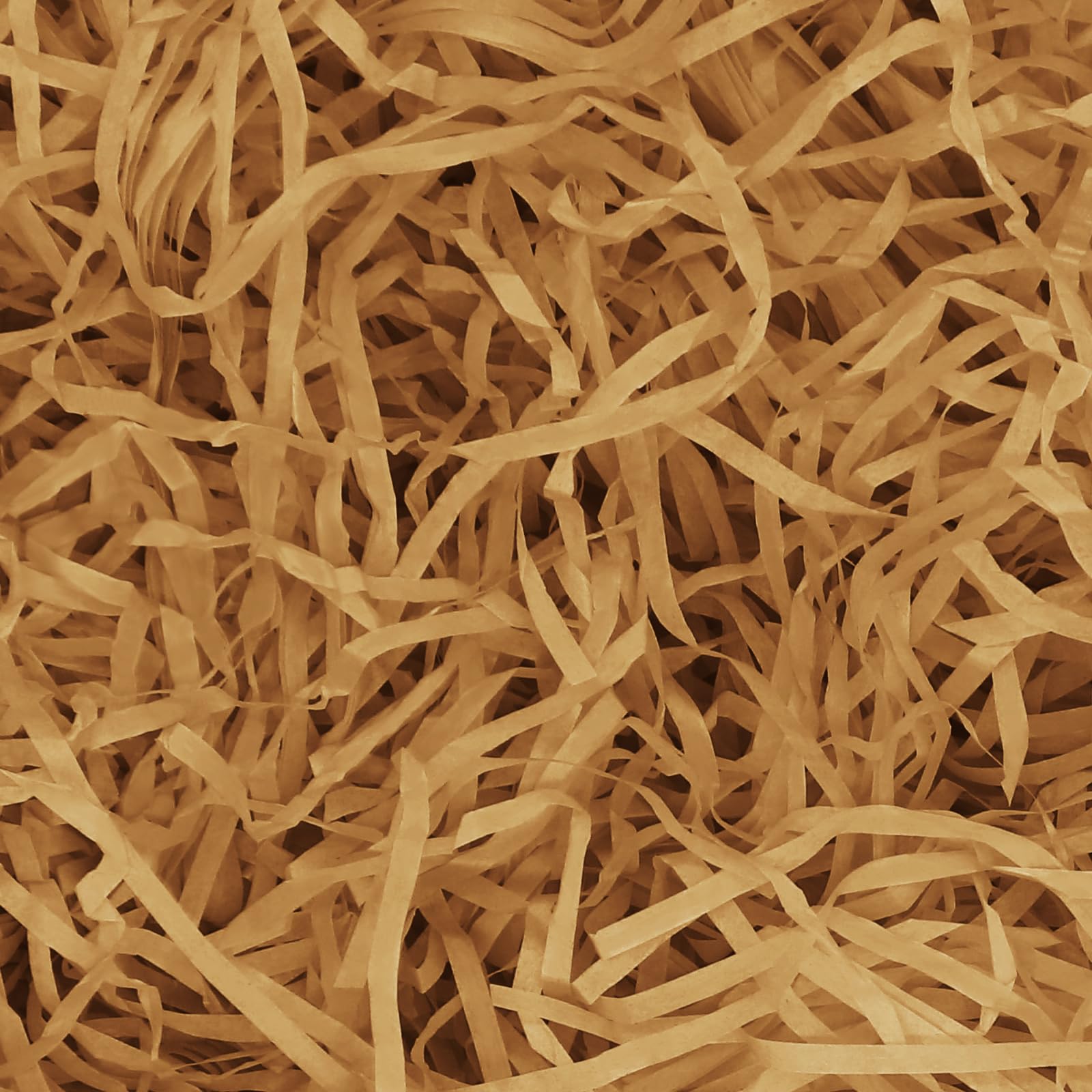 500g Brown Shredded Tissue Paper for Gift Boxes & Hampers, Soft Hamper Filling and Packaging Filler