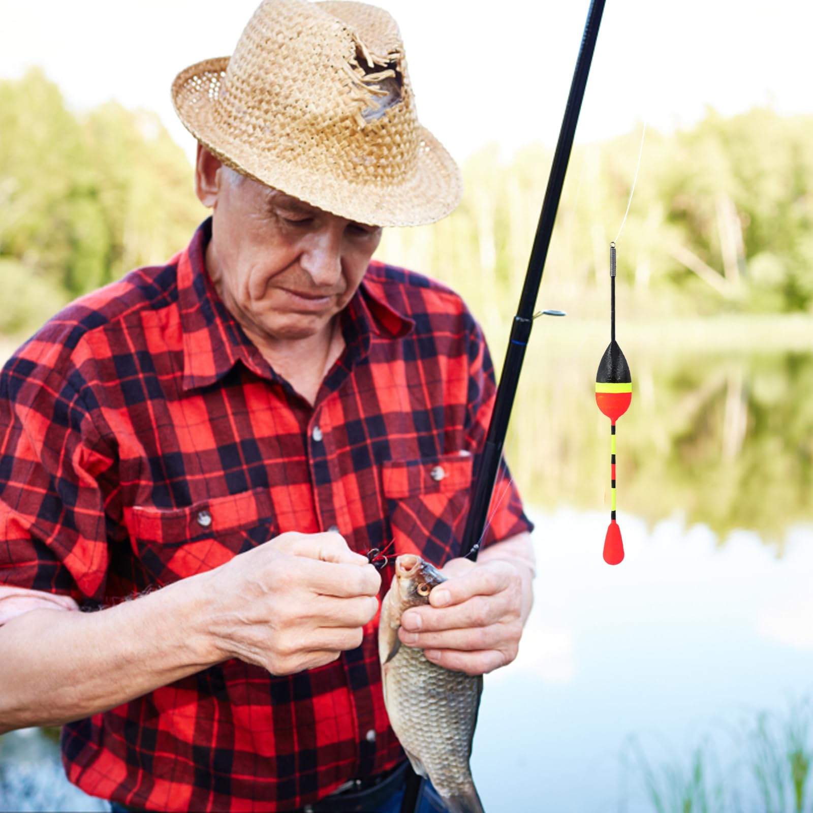Flotteurs De Pêche - 10 Pièces Bouchons Ovaux Pour Truite