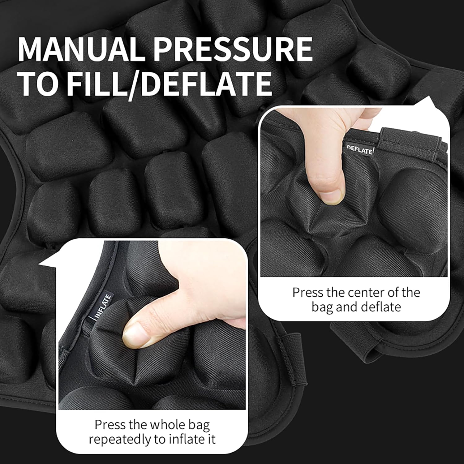 Butt Pads Snowboarding, Inflatable Hip Protection Crash Pad, Tailbone Protector for Snowboarding and Skiing, Ice Skating, Skateboarding, Roller Skating