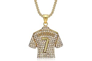 Personalized Soccer Jersey Necklace | Soccer Ball Jersey Necklace