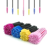 Vista 1 de 200 cepillos desechables para pestañas para extensión de pestañas, varitas de maquillaje para cejas para suministros de extensión de pestañas