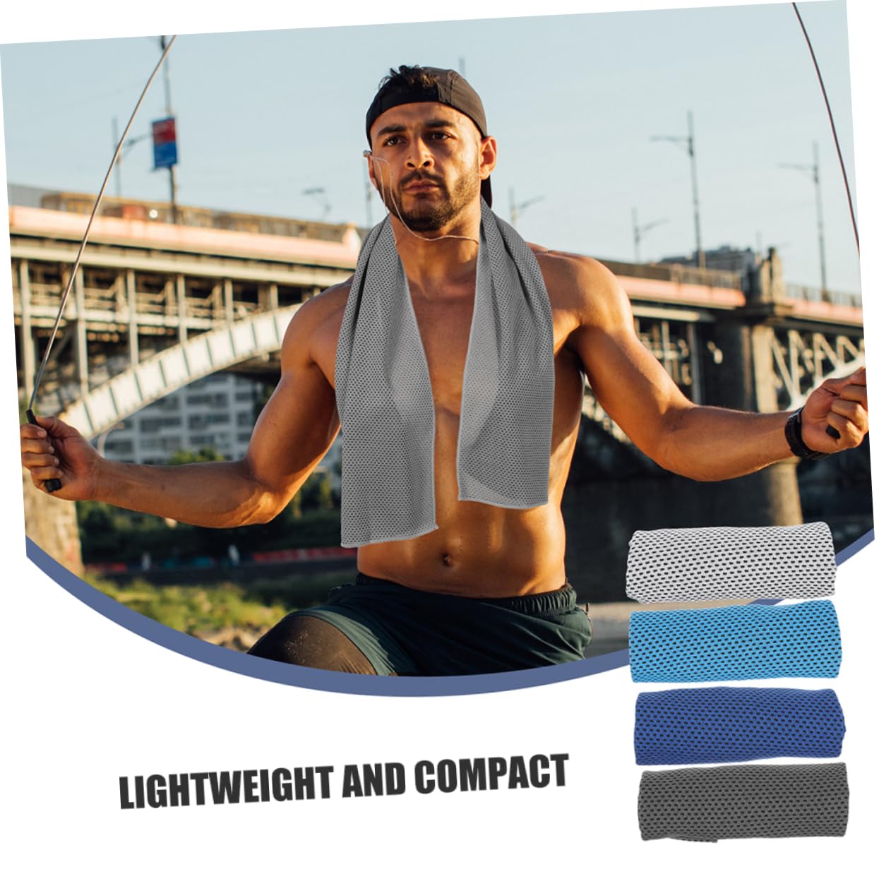 BESPORTBLE 16pièces Serviettes De Sport Absorbantes Microfibre Serviettes De Refroidissement pour Voyage Foncé Foncé