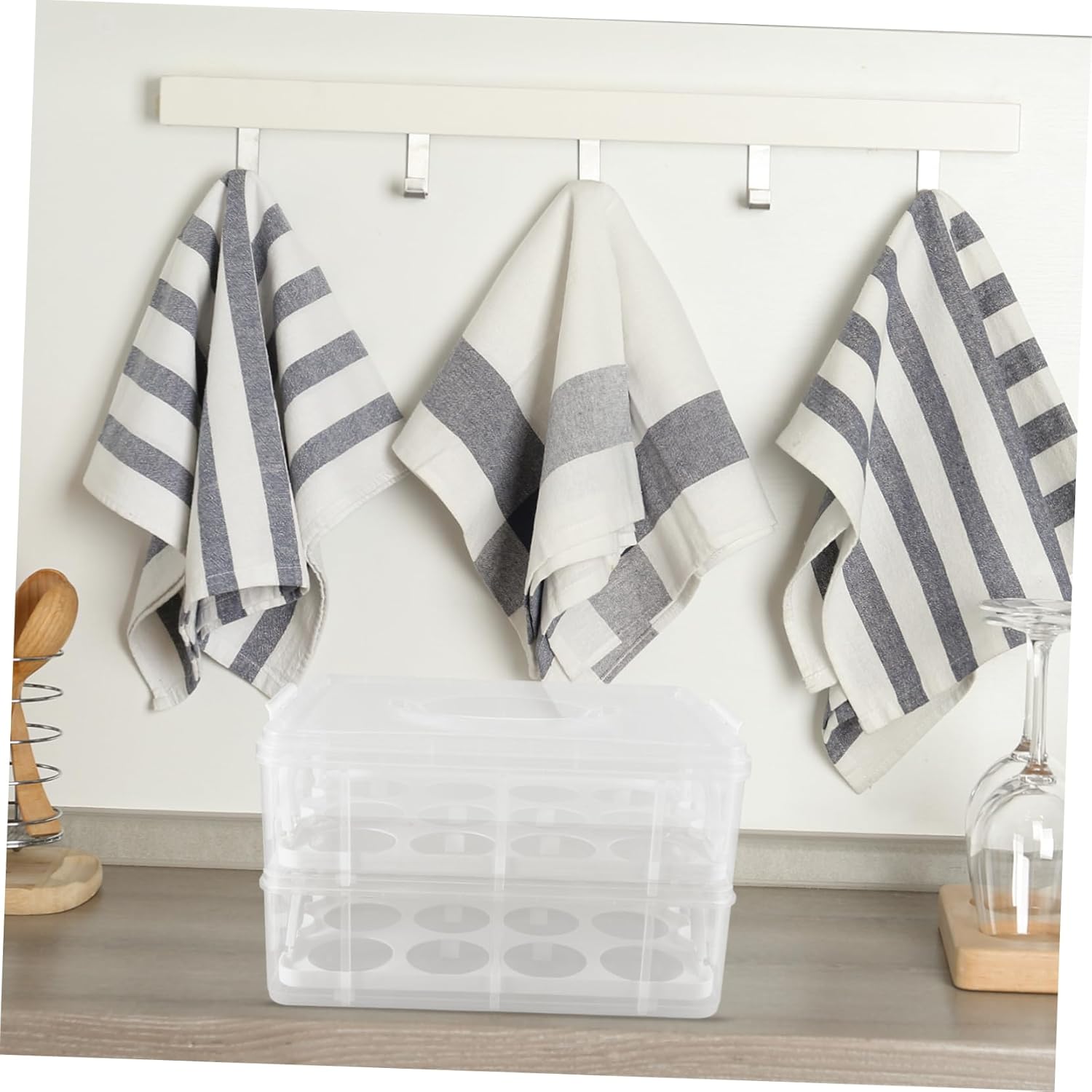 Luxshiny Portable Transparent Cupcake Carrier Box with Lid Cake Transport Container for Cupcakes Lightweight Bakery Storage for Fresh Desserts