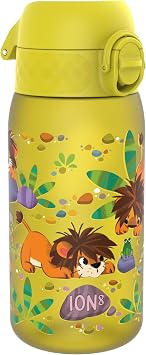 Ion8 Kids Water Bottle, Leak Proof, 350ml 12oz, Baby Lions