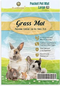 Amazon Sungrowシーグラスウサギマット 食用 手作り 干し草用マット 睡眠 咀嚼 入れ子 大退屈バスター ウサギの歯のトリマー 栄養価の高いスナック Sun Grow 底砂 床材 通販