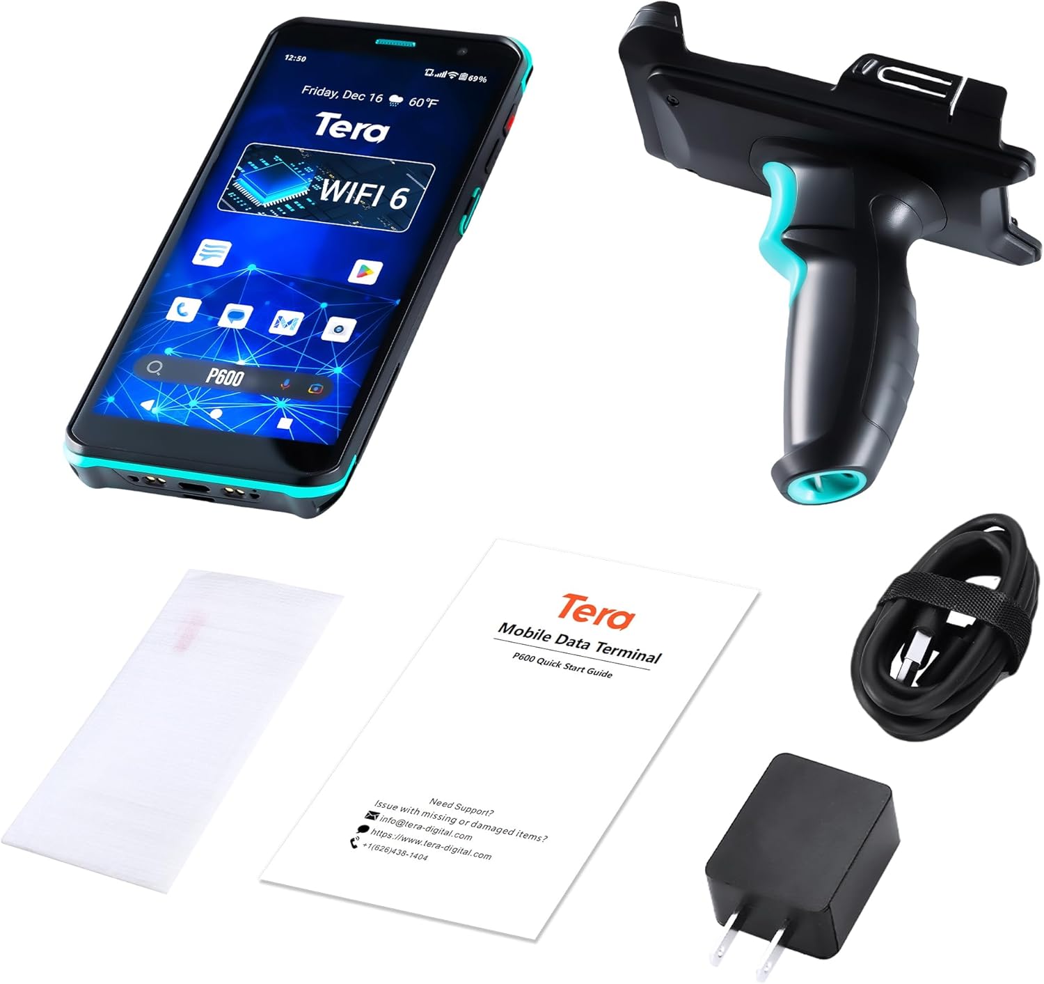 Tera P600-pakkens indhold